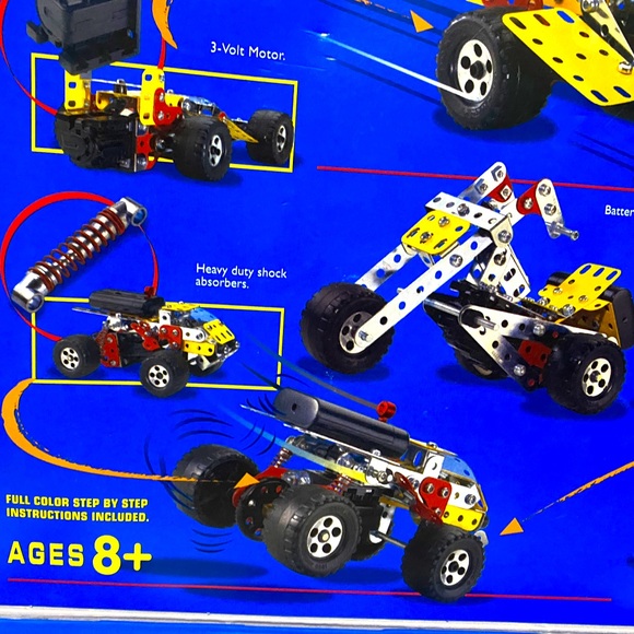 ERECTOR EVOLUTION SET 2 VTG 1995 CONSTRUCTION METAL SYSTEM IN ORIGINAL BOX - Picture 9 of 16